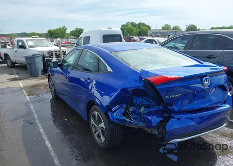 2019 Honda Civic Lx z USA, uszkodzony, nr VIN 19XFC2F61KE023483